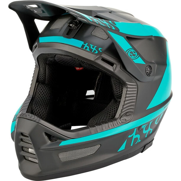 IXS Xult DH Helm Schwarz/türkis