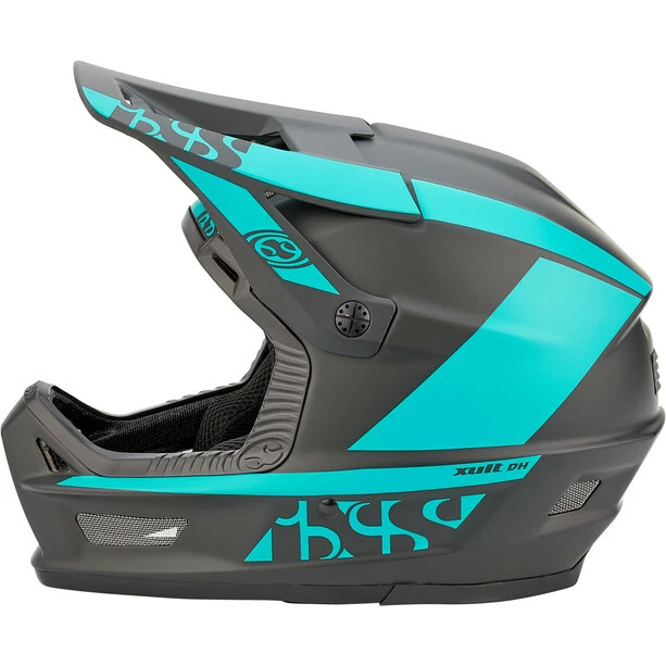 IXS Xult DH Helm Schwarz/türkis – Bild 3