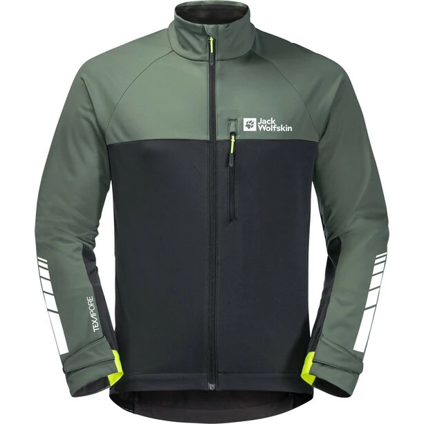 Jack Wolfskin Morobbia Jacke Herren Schwarz/grün