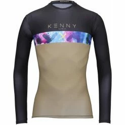 KENNY Charger Langarm Trikot Damen Schwarz/beige
