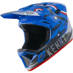 KENNY Decade Graphic Helm Blau/rot