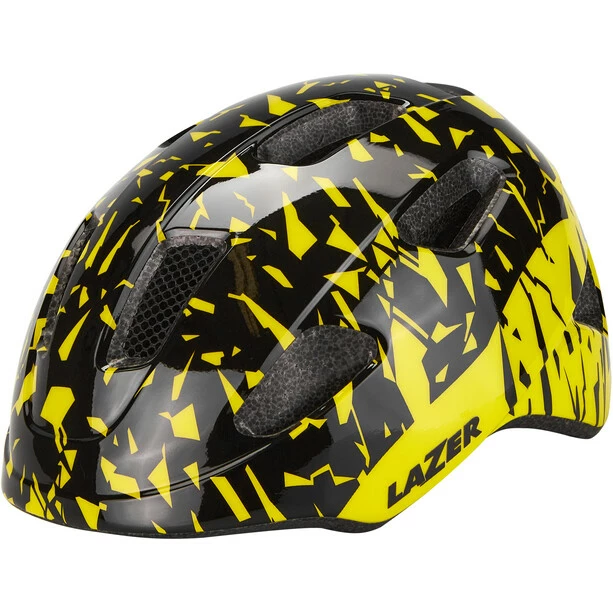 Lazer Nutz KinetiCore Helm Kinder Schwarz/gelb