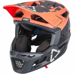 Leatt MTB 4.0 DH Helm Orange/schwarz