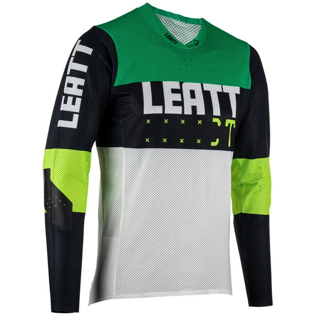 Leatt MTB Gravity 4.0 Langarmtrikot Herren Grün/grau