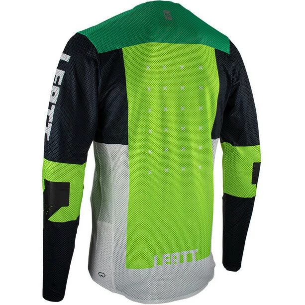 Leatt MTB Gravity 4.0 Langarmtrikot Herren Grün/grau – Bild 2