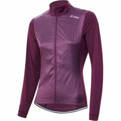 Löffler Löffler Light Hybrid Fahrradjacke Damen Lila