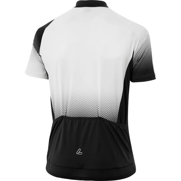 Löffler Löffler Dusty Mid Full-Zip Fahrradtrikot Herren Schwarz/weiß