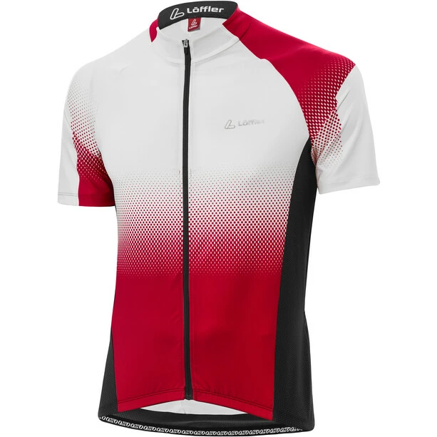 Löffler Löffler Dusty Mid Full-Zip Fahrradtrikot Herren Rot