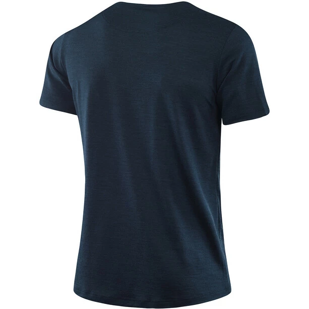 Löffler Löffler Merino-Tencel MTB Shirt Mit Aufdruck Herren Blau