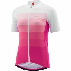 Löffler Löffler Rainbow Full-Zip Kurzarm Radtrikot Damen Pink