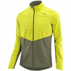 Löffler Löffler Strevento Hybrid Fahrradjacke Herren Gelb