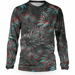 Loose Riders Purple Haze Langarm Trikot Herren Schwarz/bunt