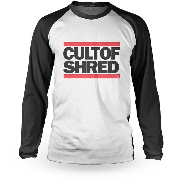 Loose Riders Technical Cult Of Shred Langarm Trikot Herren Weiß/schwarz