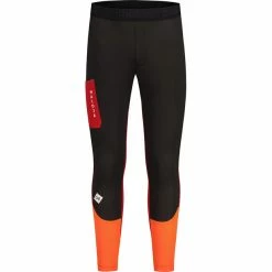 Maloja PiglonM. Abenteuer Hybrid Thermo Tights Herren Schwarz/rot