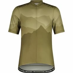 Maloja PinzagenM. Kurzarm-Trikot Herren Oliv