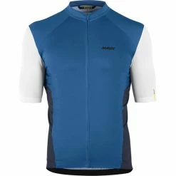 Mavic Cosmic Kurzarmtrikot Herren Blau/weiß