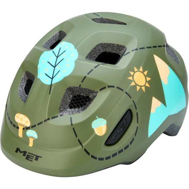 MET Hooray Helm Kinder Oliv