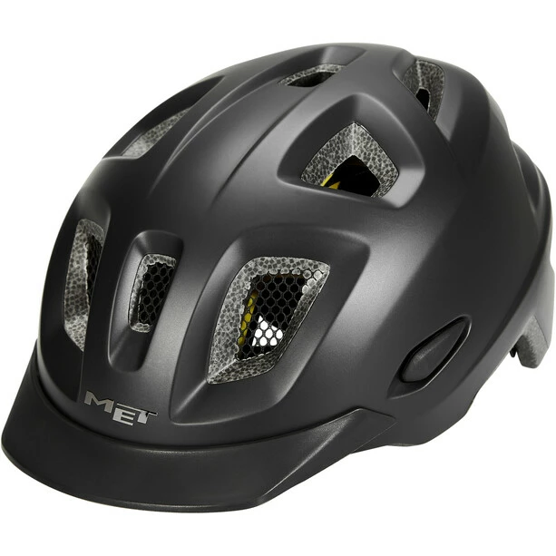 MET Mobilite MIPS Helm Schwarz