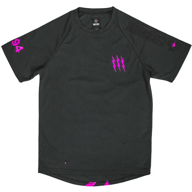 Muc-Off Riders Kurzarm Trikot Herren Schwarz