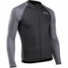 Northwave Blade 4 Langarm Trikot Herren Schwarz/grau