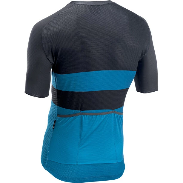 Northwave Blade Air Kurzarm-Trikot Herren Schwarz/blau – Bild 2