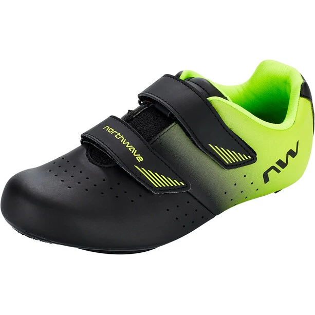 Northwave Core Junior Rennrad Schuhe Kinder Schwarz/gelb
