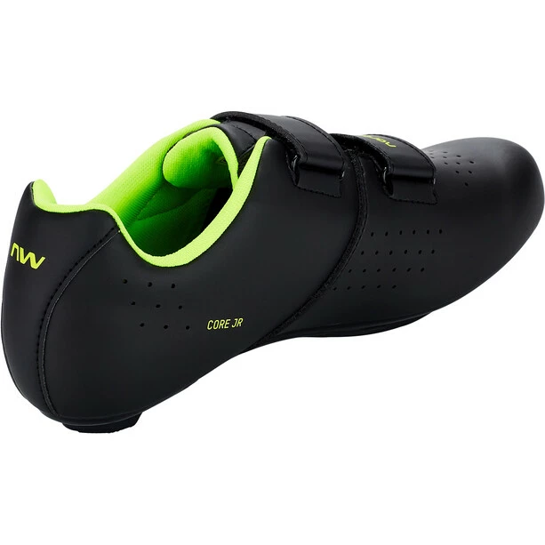 Northwave Core Junior Rennrad Schuhe Kinder Schwarz/gelb – Bild 2