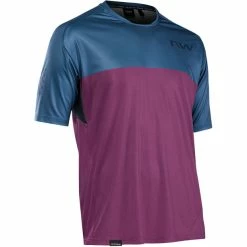 Northwave Edge Kurzarm Trikot Herren Blau/lila