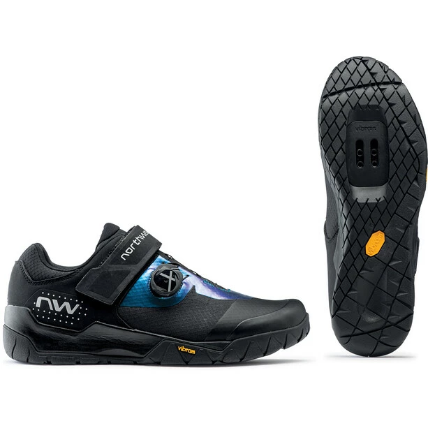 Northwave Overland Plus Schuhe Herren Schwarz/blau