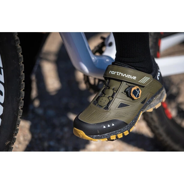 Northwave Spider Plus 3 MTB Schuhe Herren Grün – Bild 4