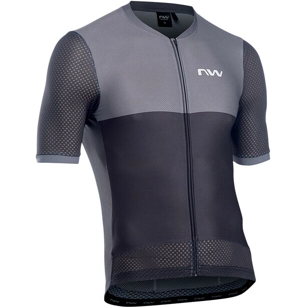 Northwave Storm Air Kurzarm-Trikot Herren Schwarz/grau