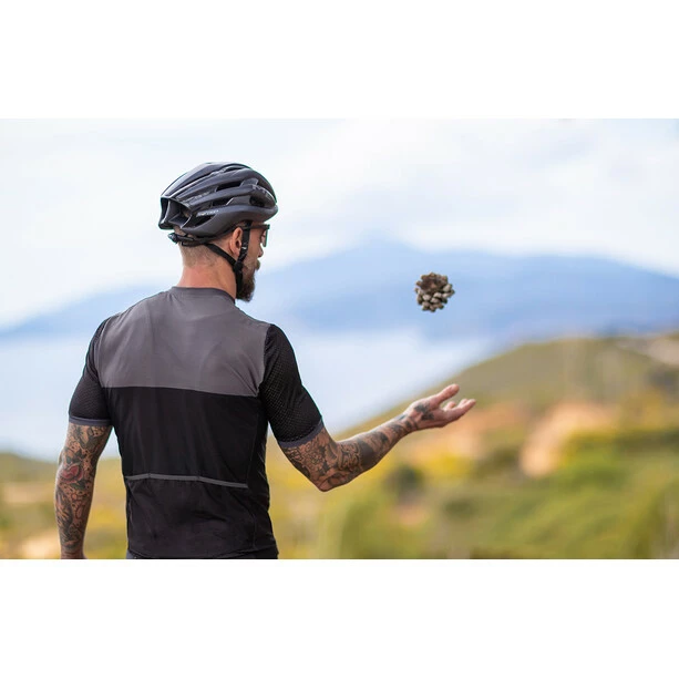 Northwave Storm Air Kurzarm-Trikot Herren Schwarz/grau – Bild 3