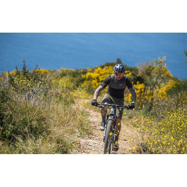 Northwave Storm Air Kurzarm-Trikot Herren Schwarz/grau – Bild 4