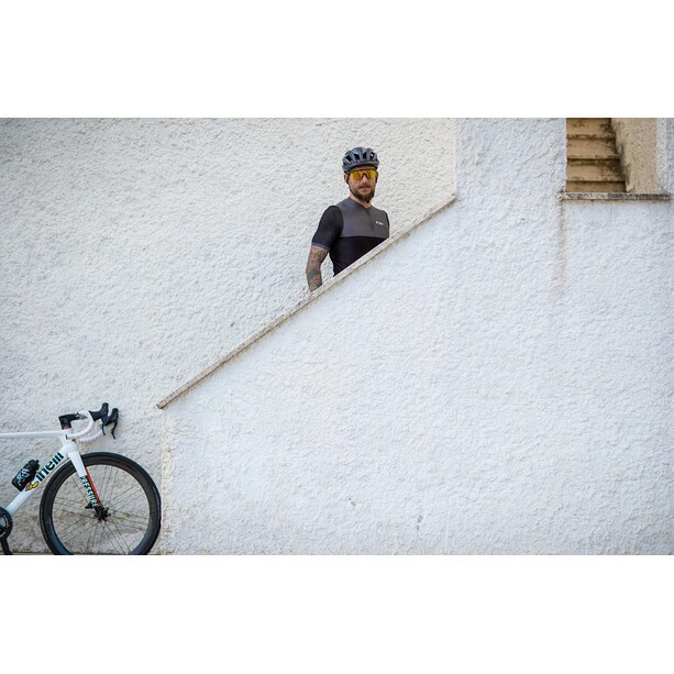 Northwave Storm Air Kurzarm-Trikot Herren Schwarz/grau – Bild 6