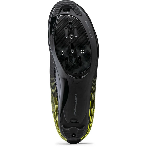 Northwave Storm Carbon 2 Rennrad Schuhe Herren Schwarz/gelb – Bild 2