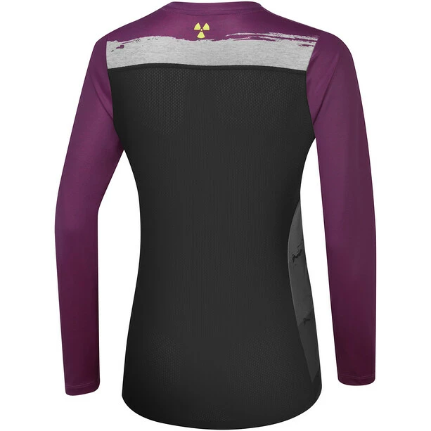 Nukeproof Blackline Langarm Trikot Damen Lila/grau – Bild 2