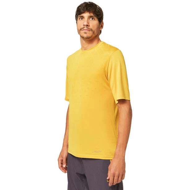 Oakley Berm Kurzarm Trikot Herren Gelb – Bild 2