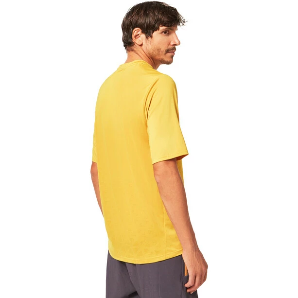 Oakley Berm Kurzarm Trikot Herren Gelb – Bild 3