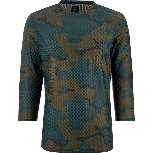 Oakley Ride Free 3/4 Trikot Herren Oliv/grün