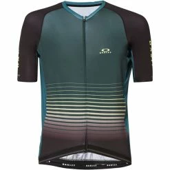 Oakley Sublimated Icon 2.0 Kurzarm Trikot Herren Grün/weiß