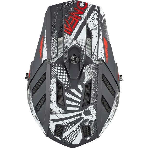 O'Neal Backflip Helm Schwarz/weiß – Bild 6