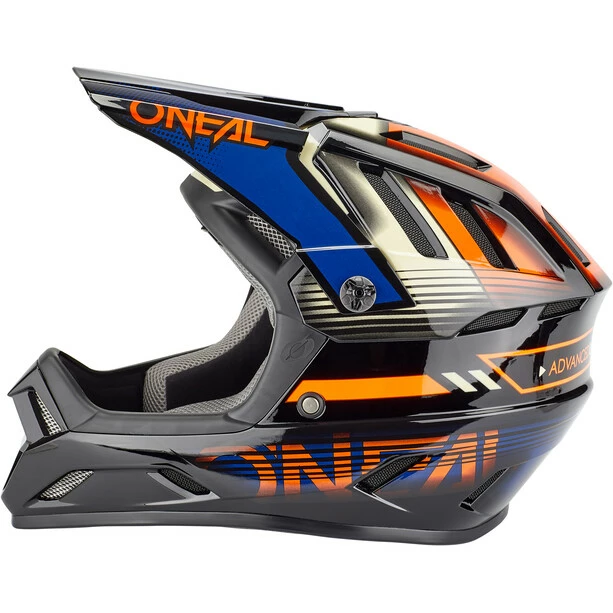 O'Neal Backflip Helm Orange/blau – Bild 3
