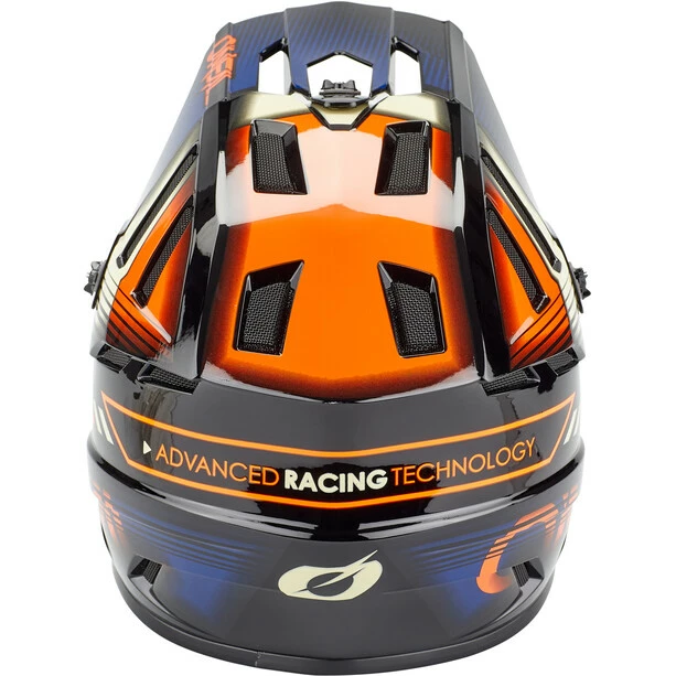 O'Neal Backflip Helm Orange/blau – Bild 5