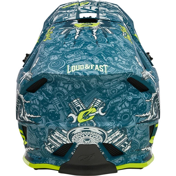 O'Neal Blade Polyacrylite Helm Delta Petrol/grün – Bild 3