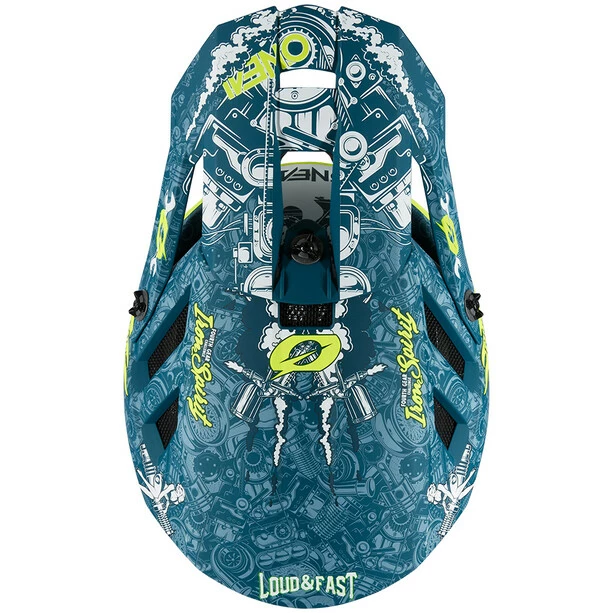 O'Neal Blade Polyacrylite Helm Delta Petrol/grün – Bild 6