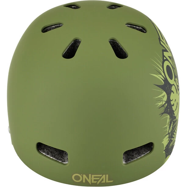 O'Neal Dirt Lid ZF Helm Bones Grün – Bild 2