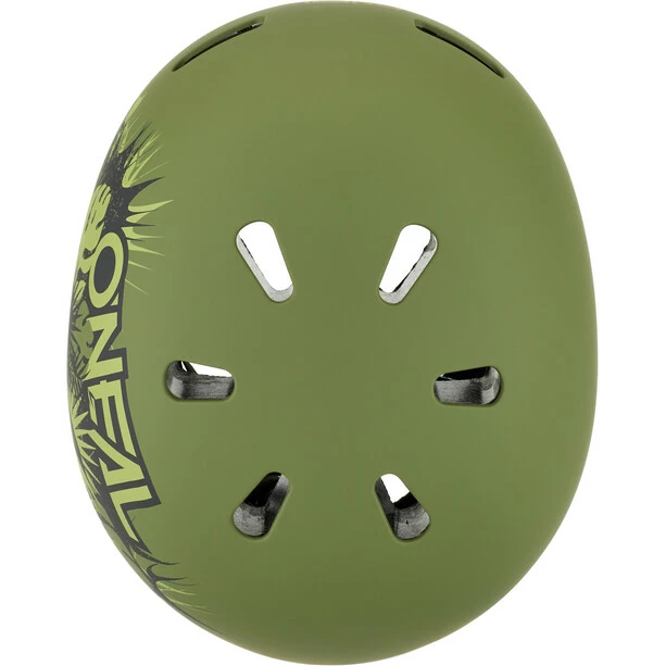 O'Neal Dirt Lid ZF Helm Bones Grün – Bild 6