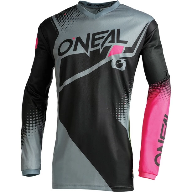 O'Neal Element Langarm Trikot Damen Grau/pink