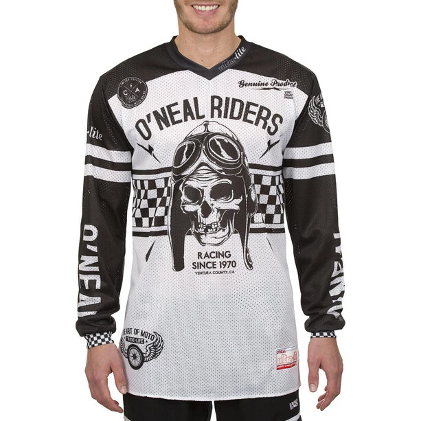 O'Neal Ultra Lite LE 70 Trikot Herren Weiß/schwarz – Bild 2