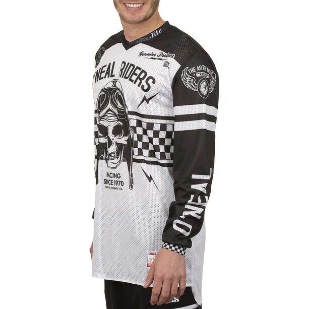 O'Neal Ultra Lite LE 70 Trikot Herren Weiß/schwarz – Bild 3